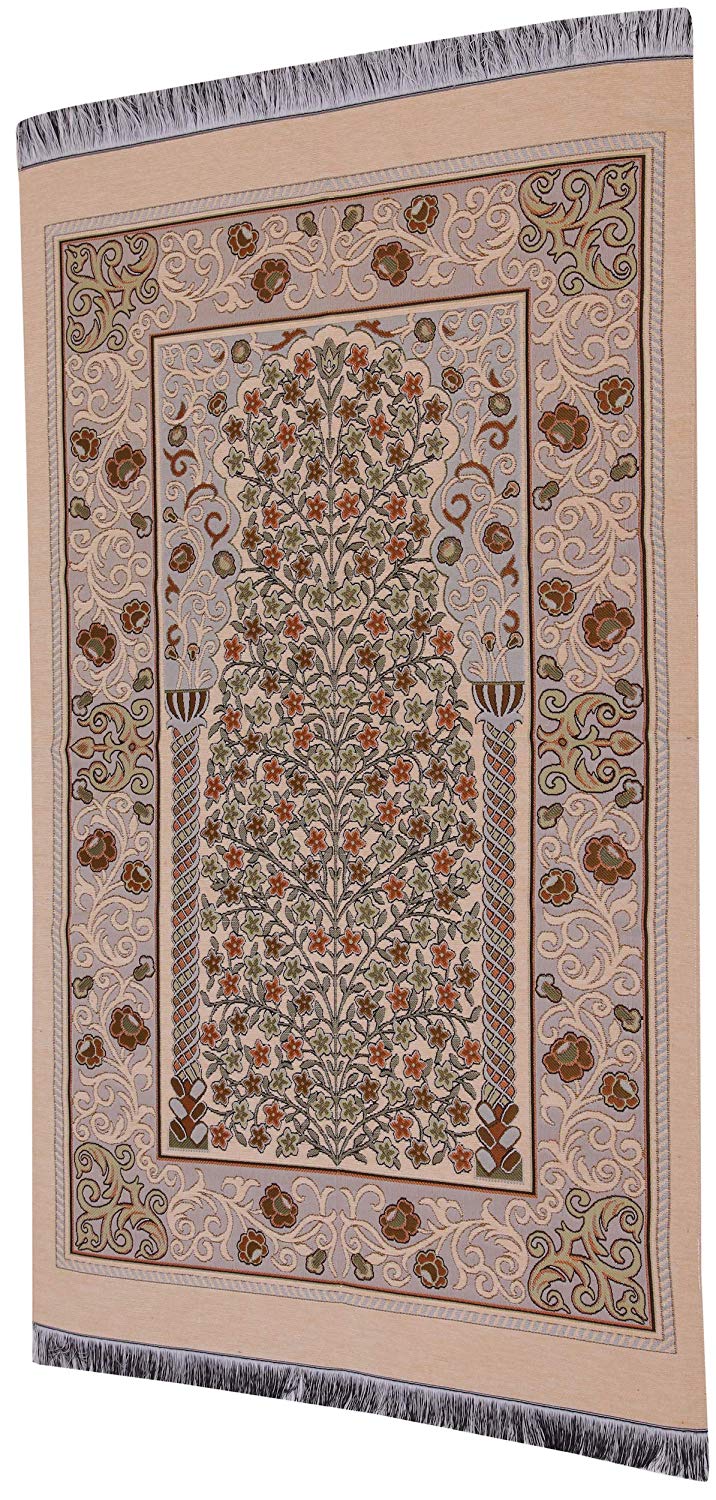 YOORID Tapis de prière Musulmane Sajjad Plusieurs variétés Moderne (Blanc cassé), tapis, Yoorid, YOORID